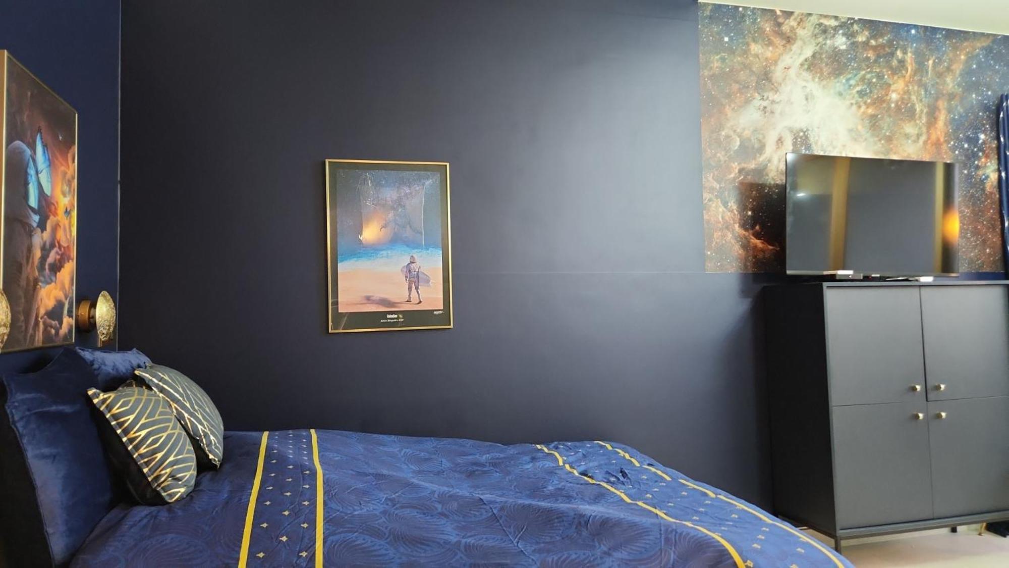 Appartement L'astronaute - Balcon Vue - Clim - Place Parking Privee - Marina Baie Des Anges